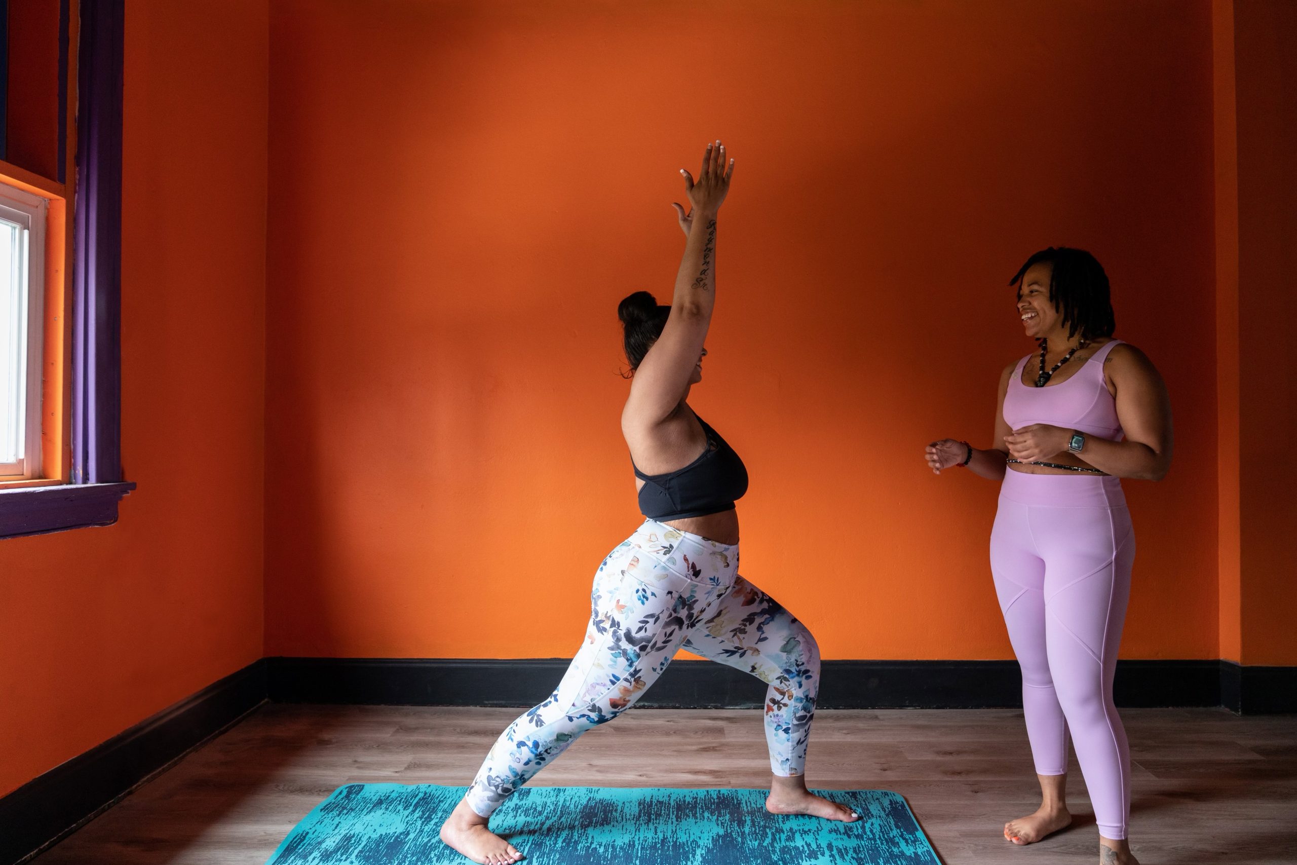 Private yoga session with Lasha Cauthen